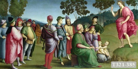 Tranh dán tường phong cảnh hồ thác, cây cối T321-572